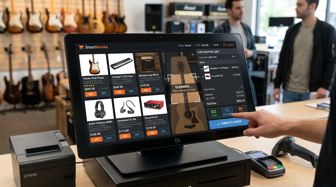 SmartMusika Windows Desktop POS